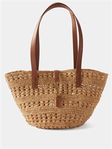 ysl basket weave bag|ysl saint laurent totes.